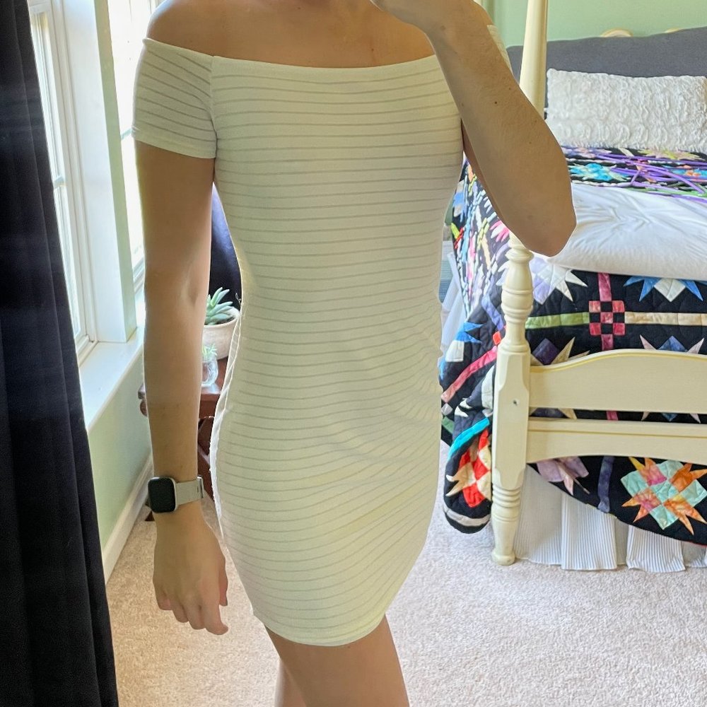 Tight White Mini Dress